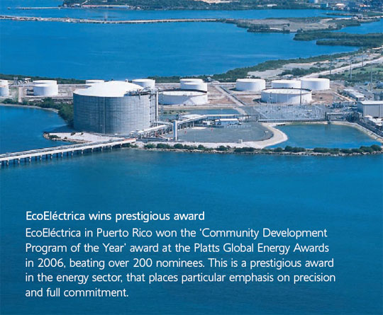 EcoElctrica wins prestigious award